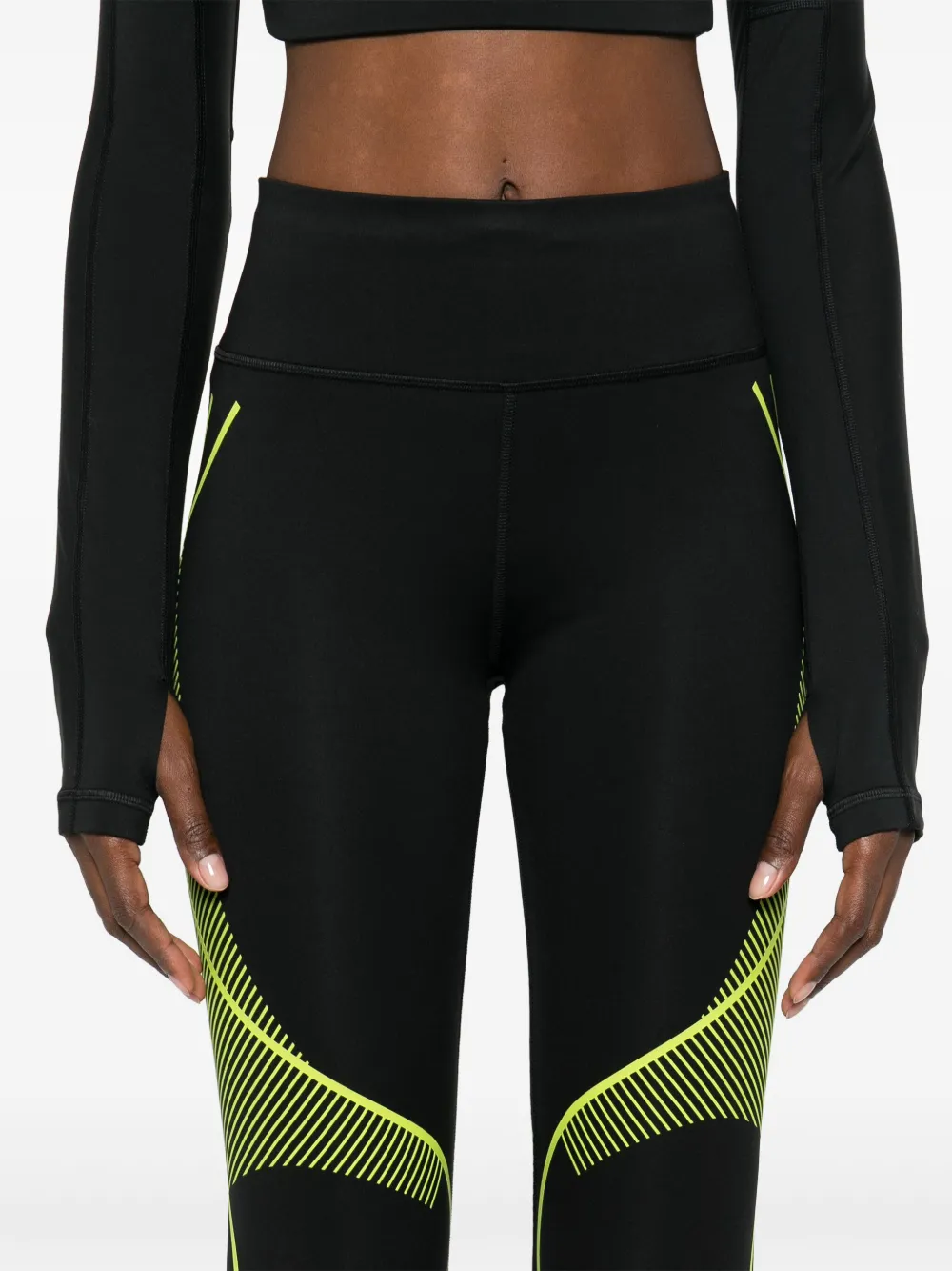 adidas by Stella McCartney Legging met print Zwart