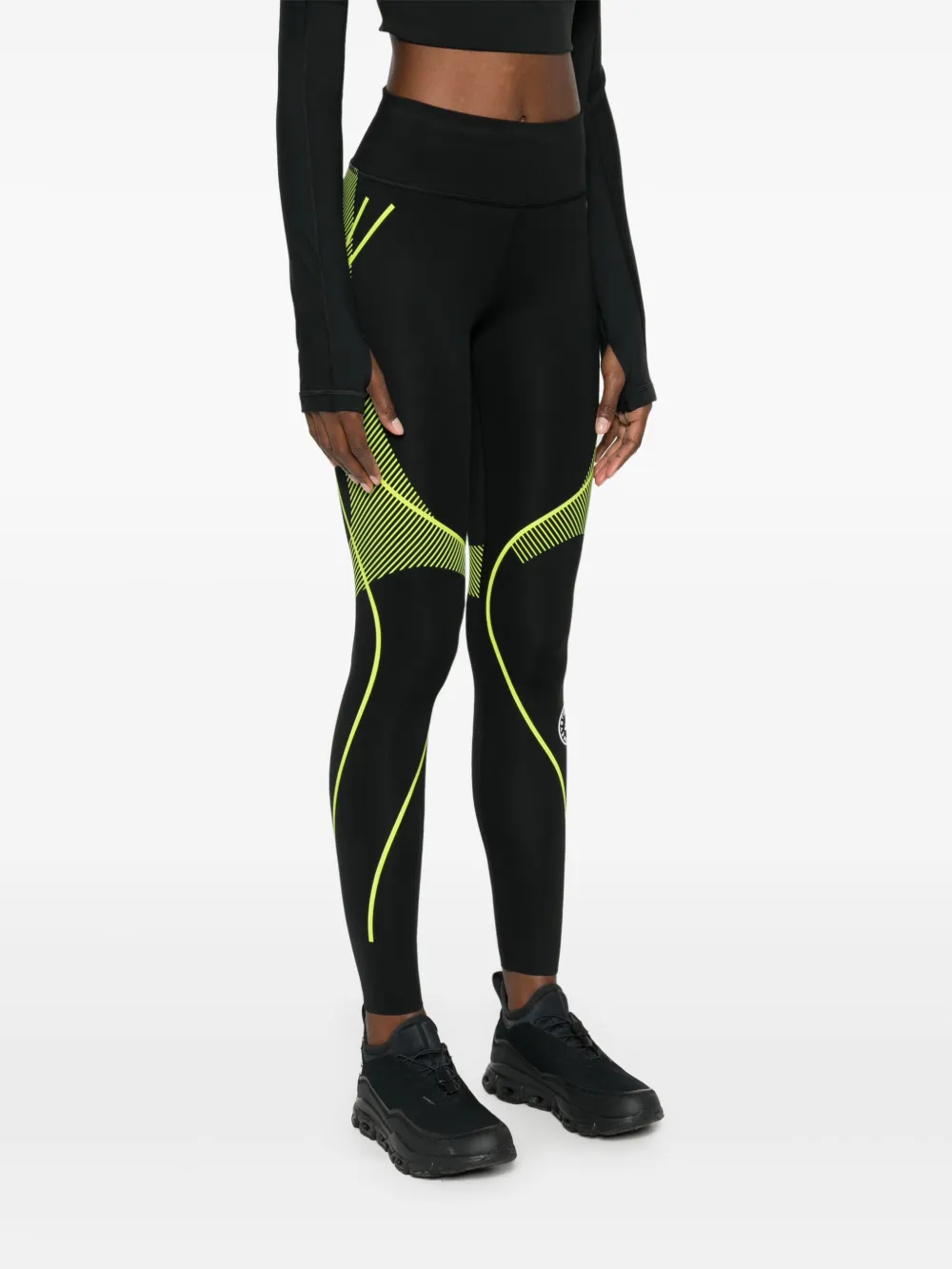 adidas by Stella McCartney Legging met print Zwart