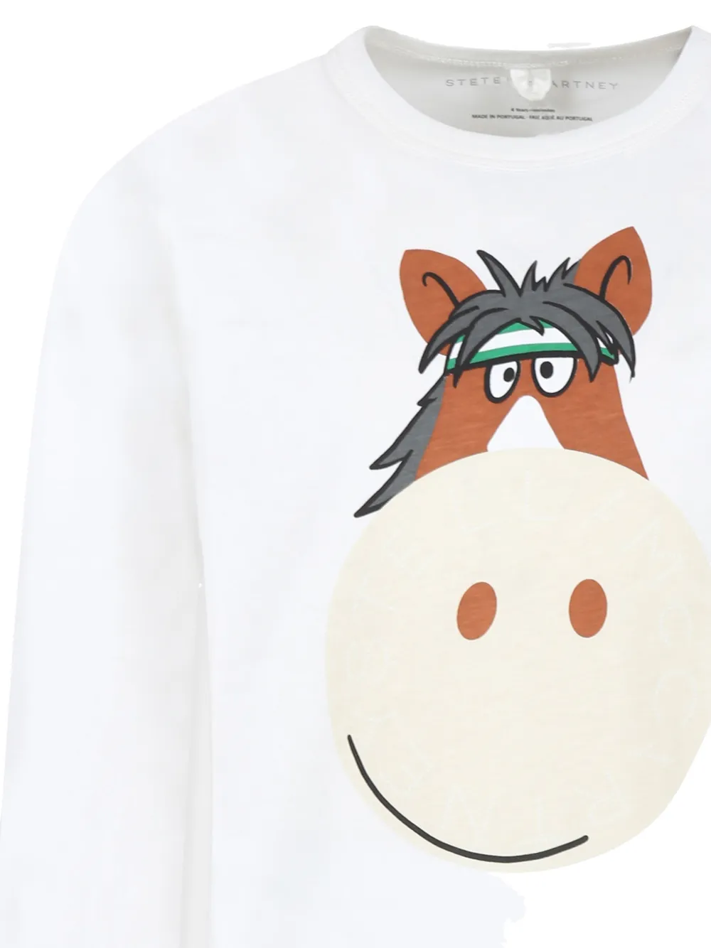 Stella McCartney Kids T-shirt met print Wit