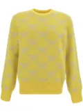 MCM monogram motif sweater - Yellow