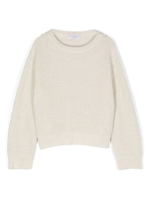 Brunello Cucinelli Kids pull Sparkling & Dazzling