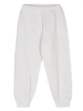 Brunello Cucinelli Kids metallic-threading trousers - Neutrals