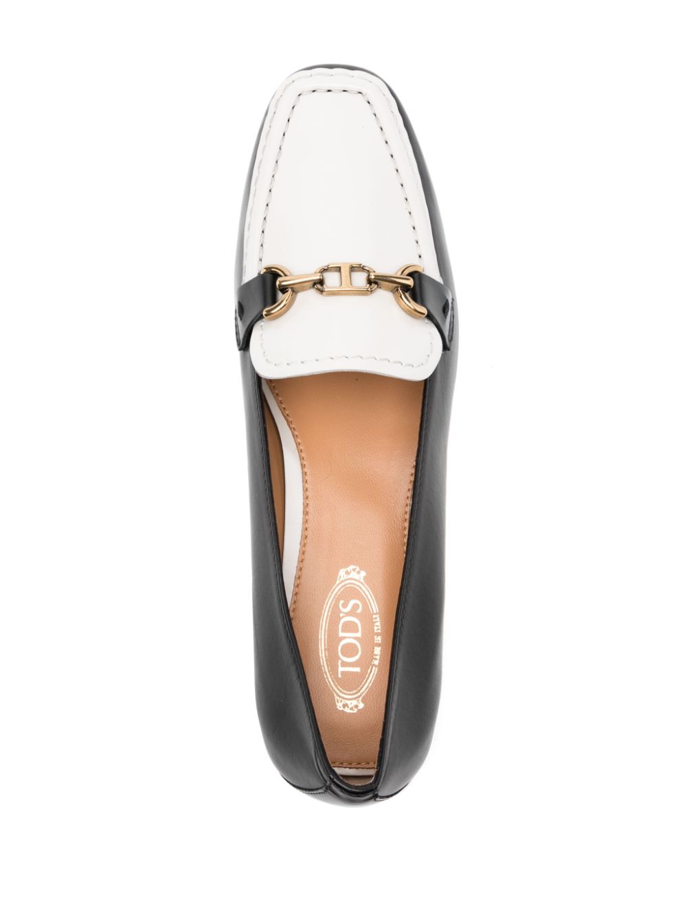 Tod's leather loafers Neutrals