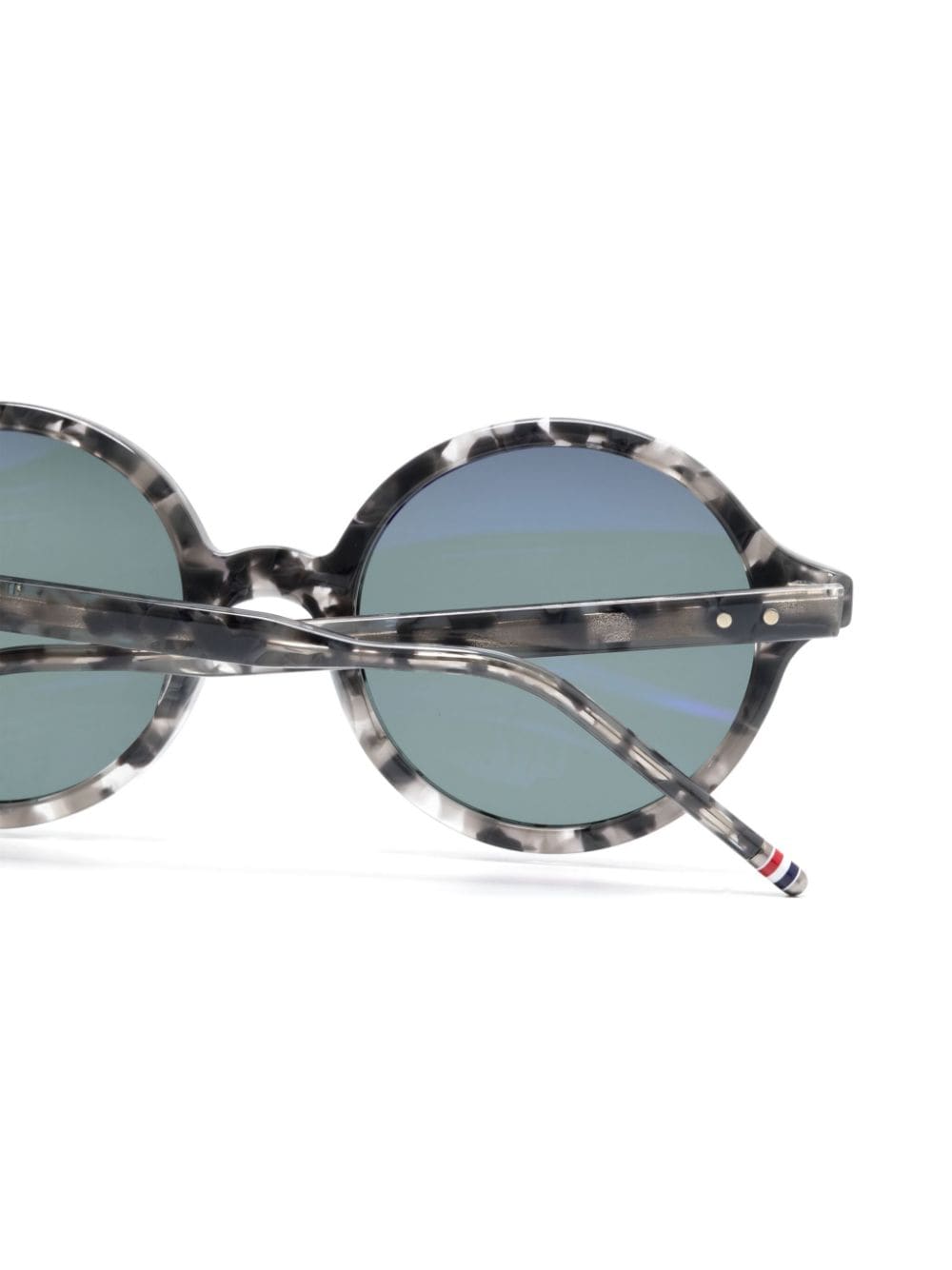 Shop Thom Browne Round-frame Sunglasses In Grau