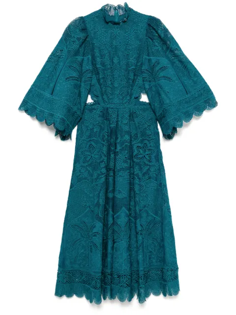 FARM Rio vestido midi Guipire