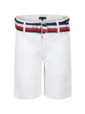 Tommy Hilfiger Junior belted chino shorts - White