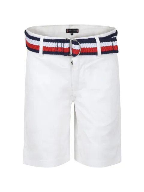 Tommy Hilfiger Junior shorts chino con cinturón