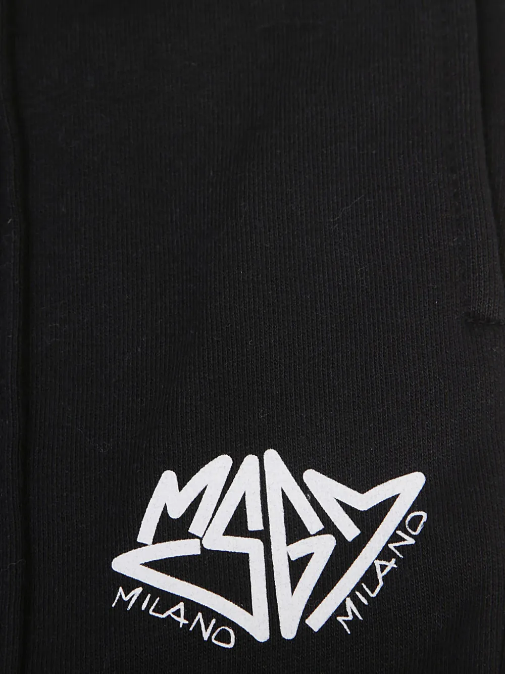 MSGM Kids Joggingbroek met logoprint Zwart