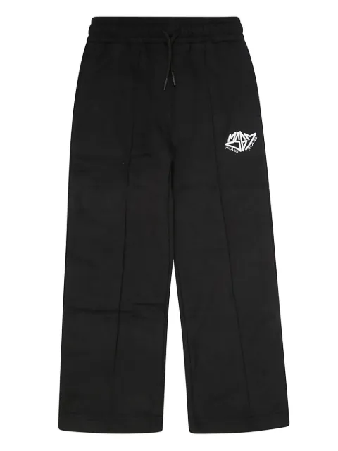MSGM Kids joggers con logo estampado