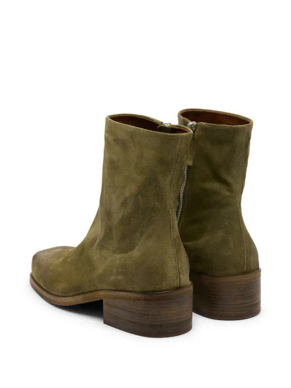 Forest green ankle boots on sale