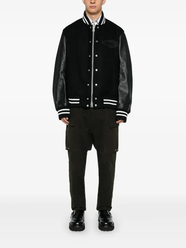 未使用品 sacai 24AW GONZ bomber JACKET 1 Sacai Gonz Bomber Jacket | Black | FARFETCH JO