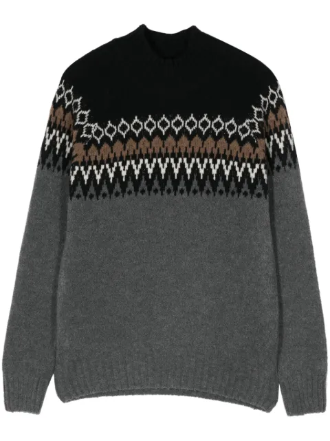 Fileria intarsia-knit sweater