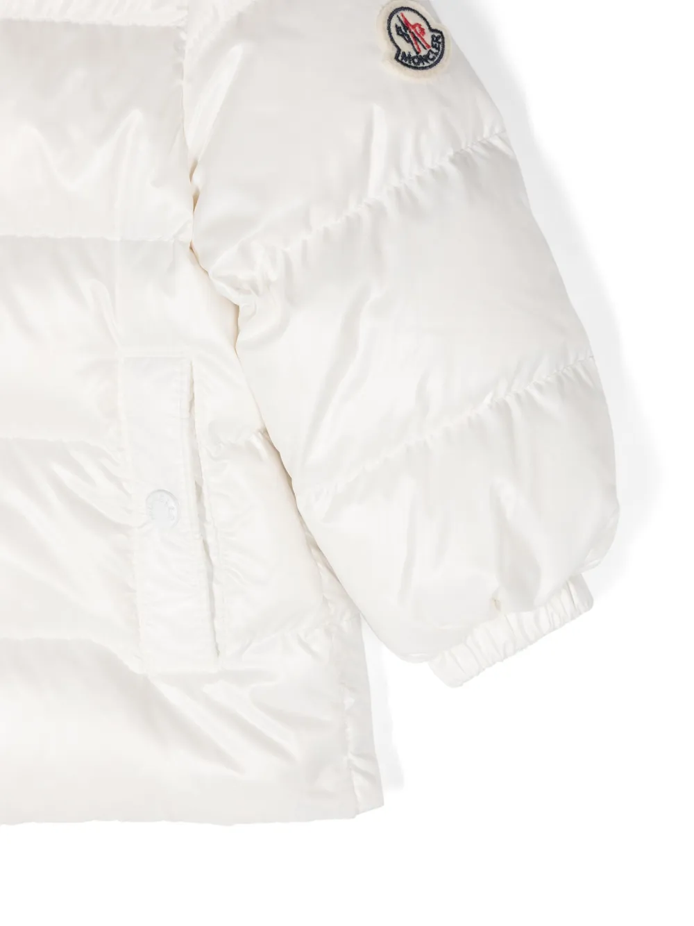 Moncler Enfant Vashiti gewatteerd jack Wit