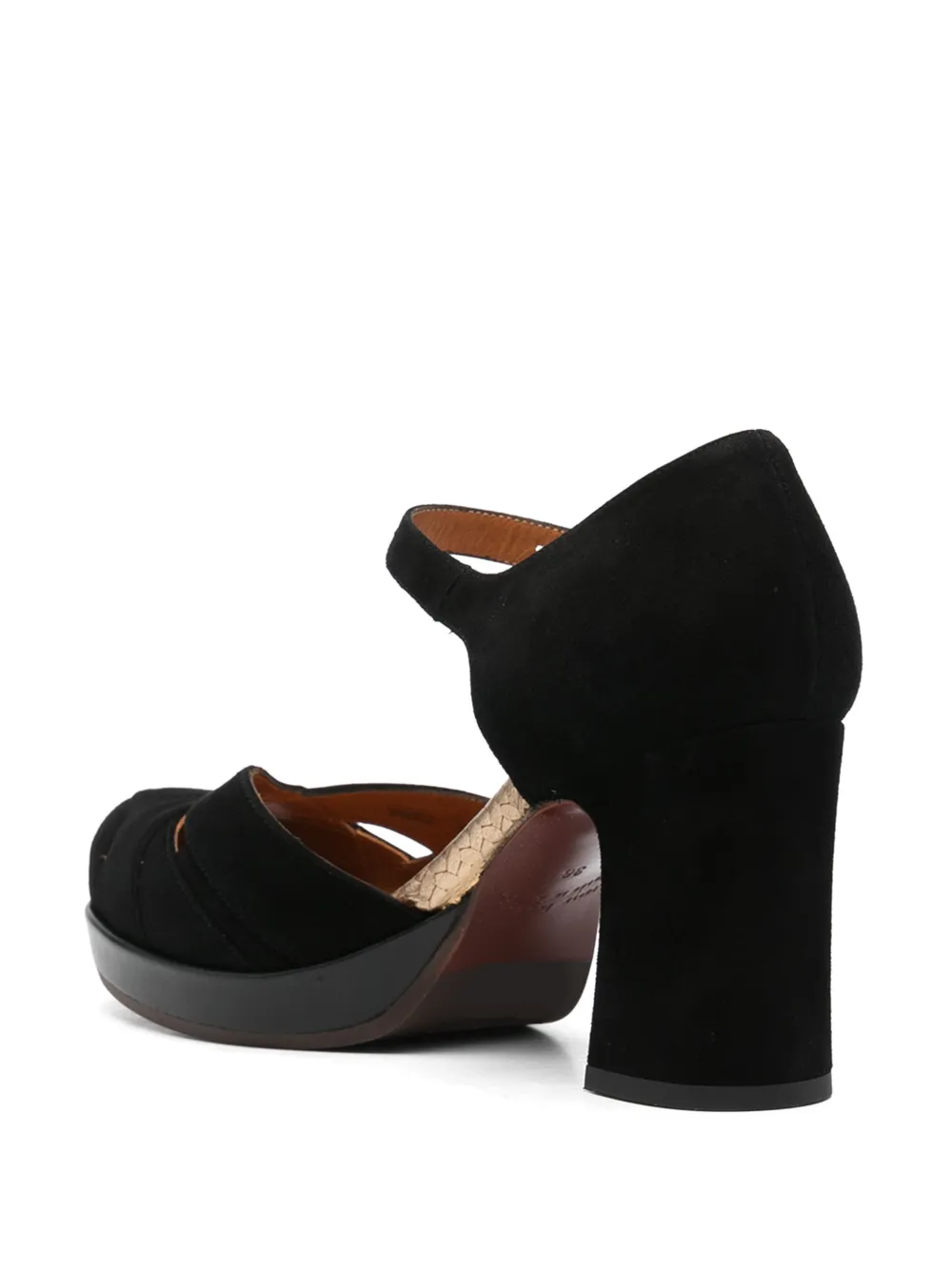 Chie Mihara 80mm Demin pumps Black
