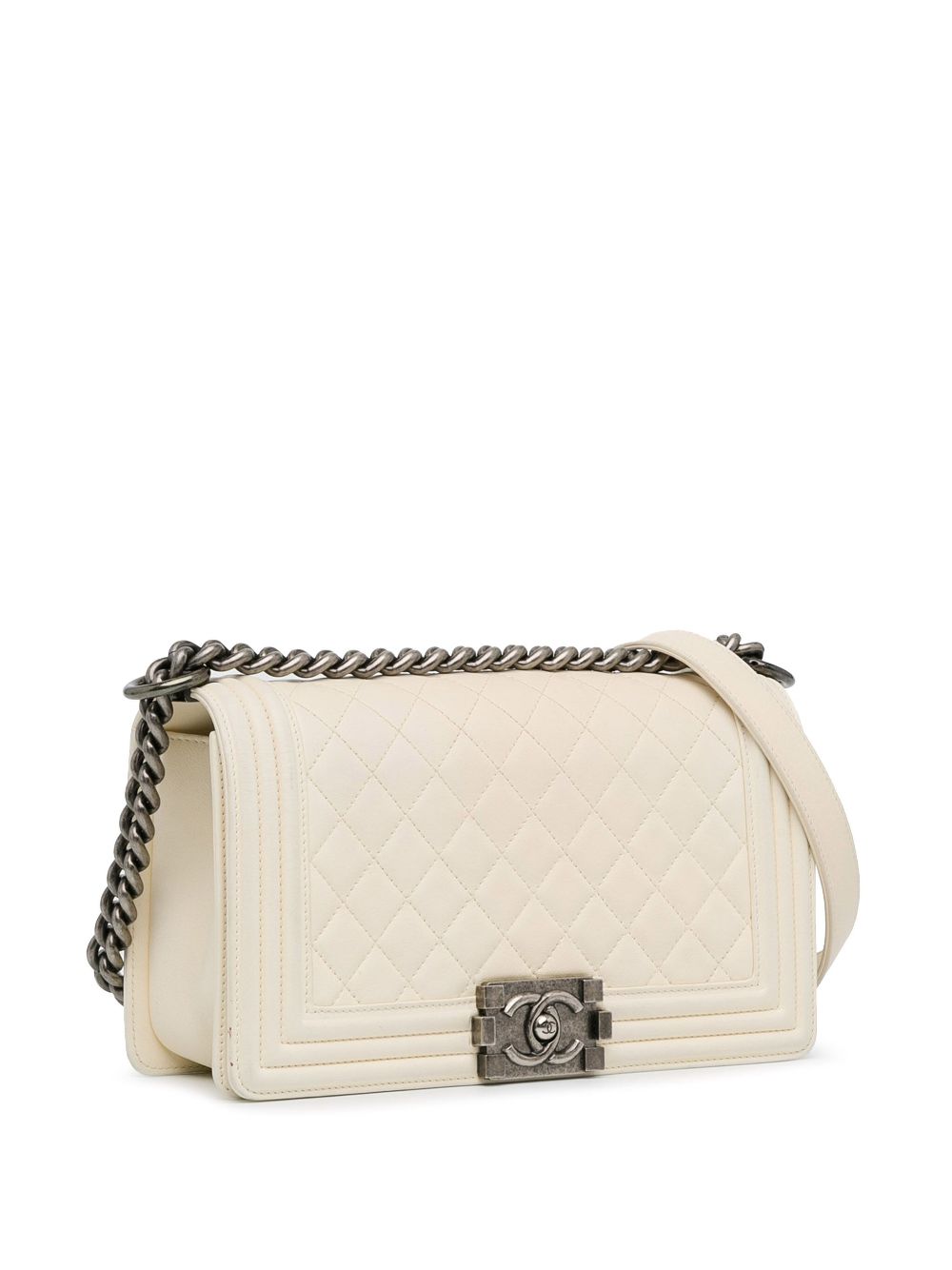 Affordable HOT SALE CHANEL 2013-2014 Medium Lambskin Boy Flap shoulder bag Women