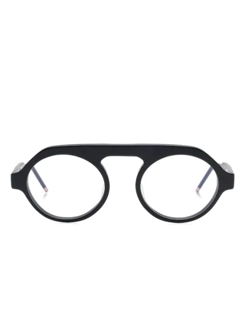 Thom Browne Eyewear lentes de sol con motivo de rayas RWB
