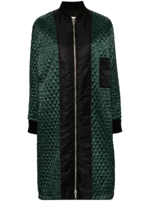 コート Mm6 Maison Margiela Olive Green Polyester Coat MM6 MAISON MARGIELA Hooded Cotton Gabardine Trench Coat Army