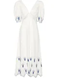 FARM Rio Sea Of Fish maxi dress - White