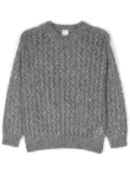 Eleventy open-knit sweater - Grey