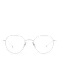 Thom Browne Eyewear titanium round glasses - White