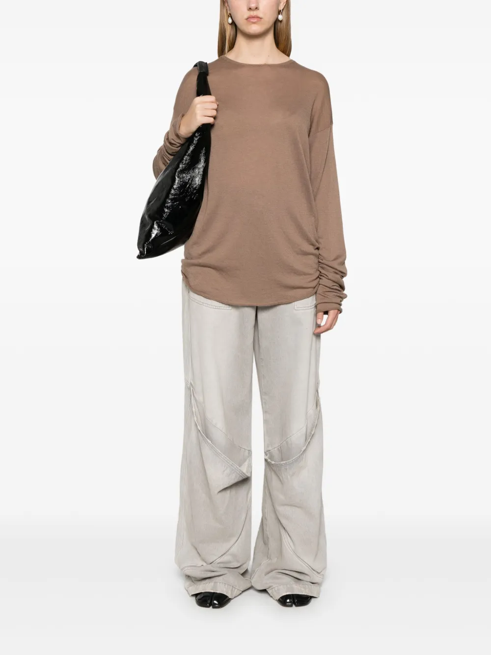extreme cashmere n°361 Gemini trui Bruin