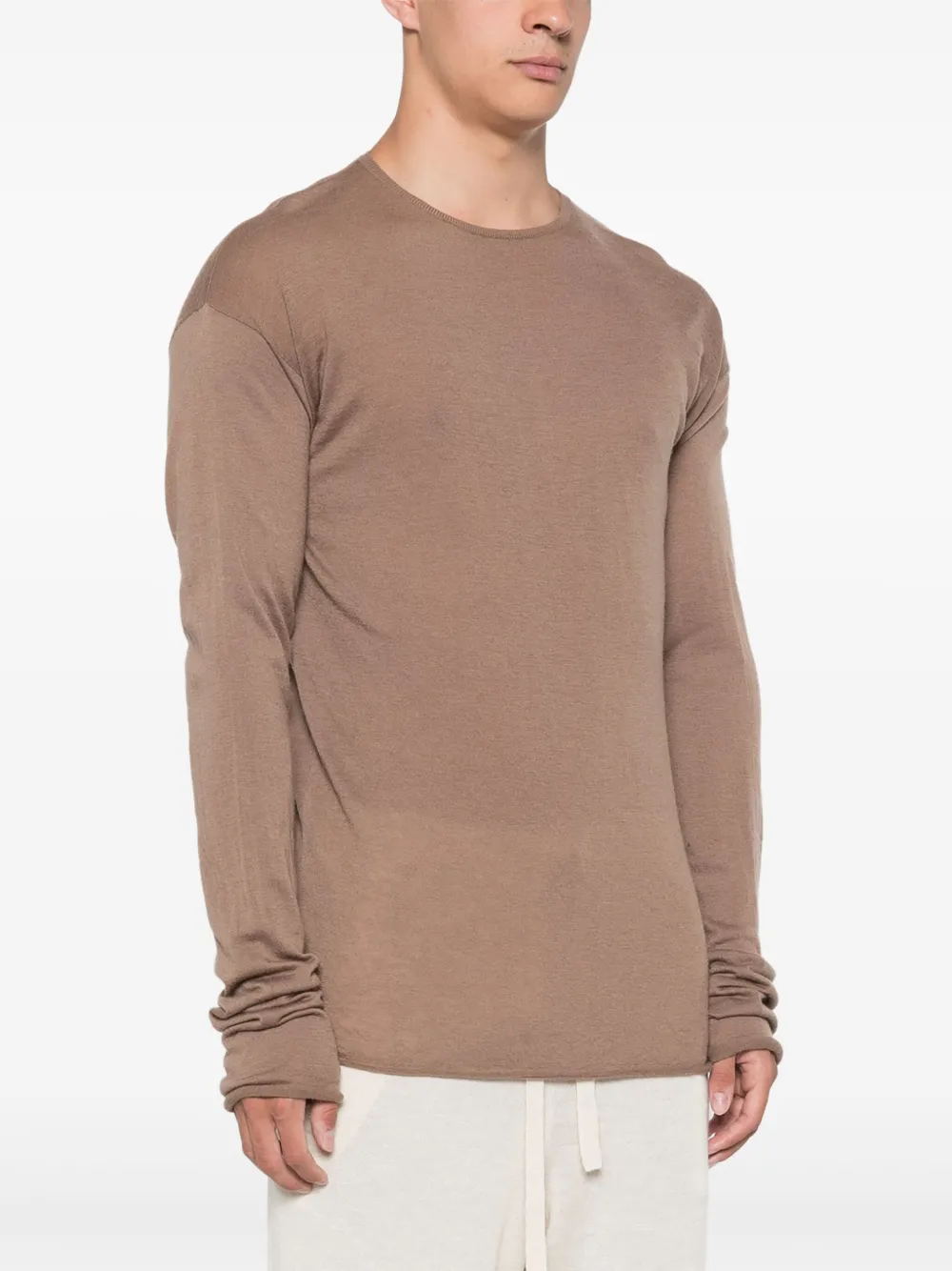 extreme cashmere n°361 Gemini trui Bruin