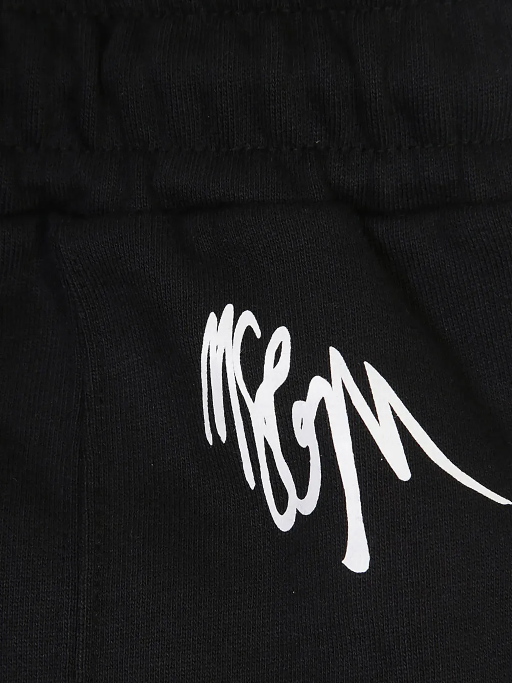 MSGM Kids Joggingbroek met logoprint Zwart