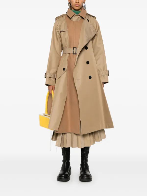 Sacai trench coat shop