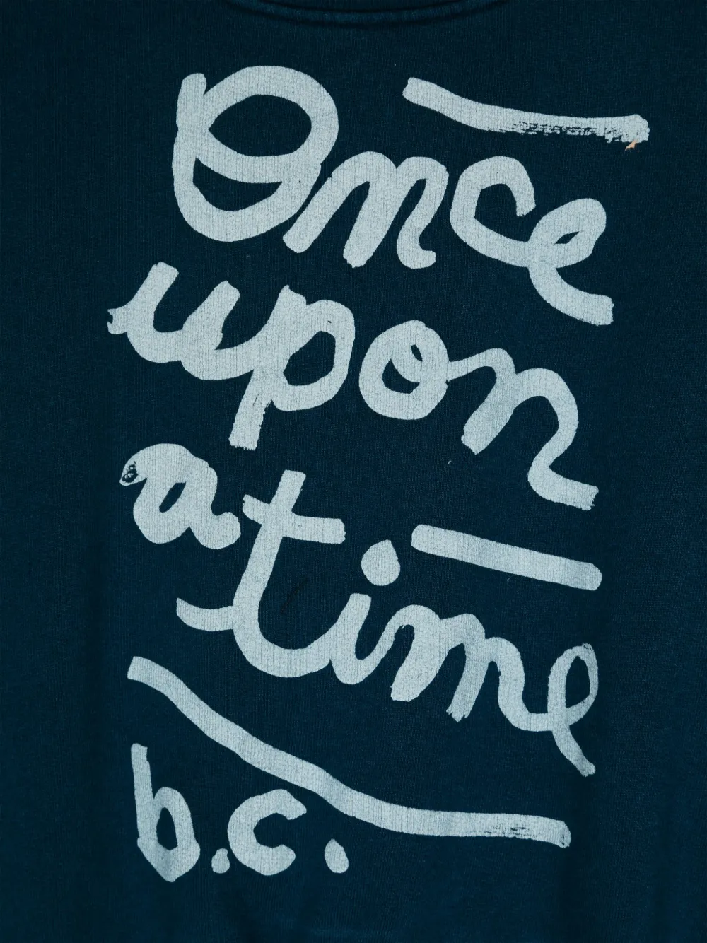 Bobo Choses Sweater met tekst Blauw