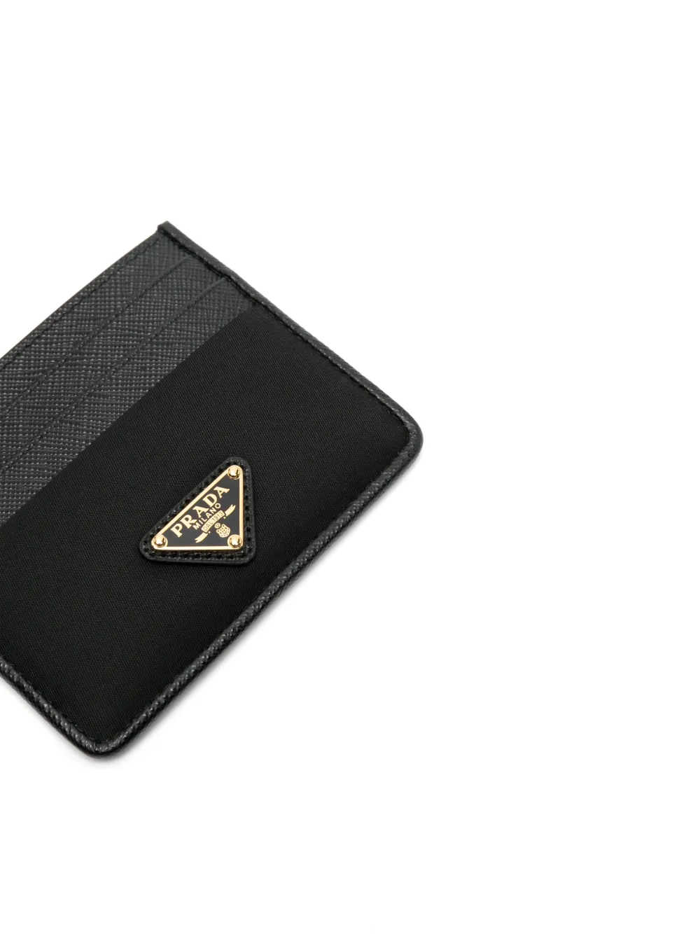 Prada Pasjeshouder met logo Zwart