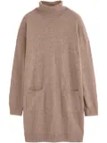 Chinti & Parker roll-neck mini dress - Brown