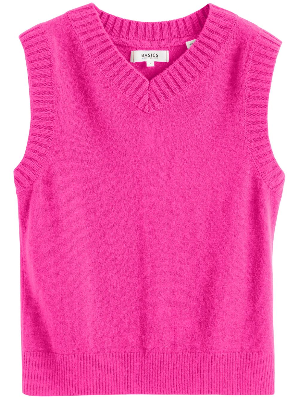 V-neck knitted top