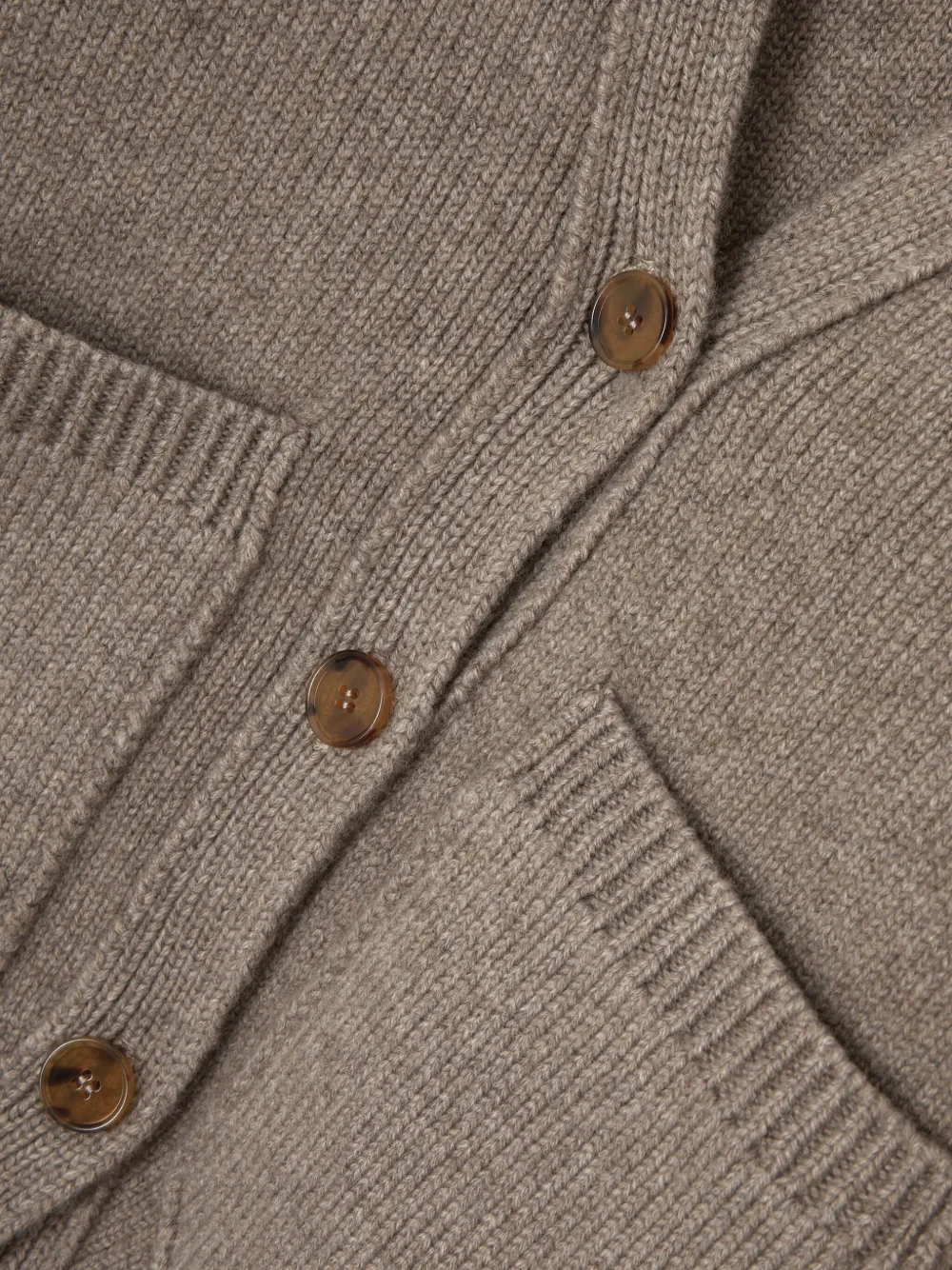 KHAITE Scarlet vest met opgestikte zak Bruin