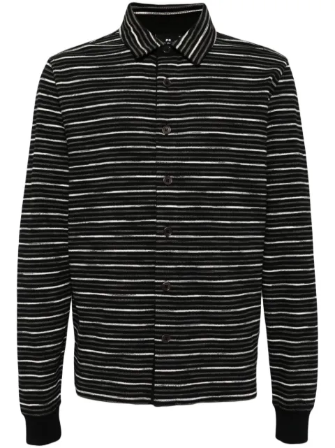 PS Paul Smith قميص منسوج ومخطط