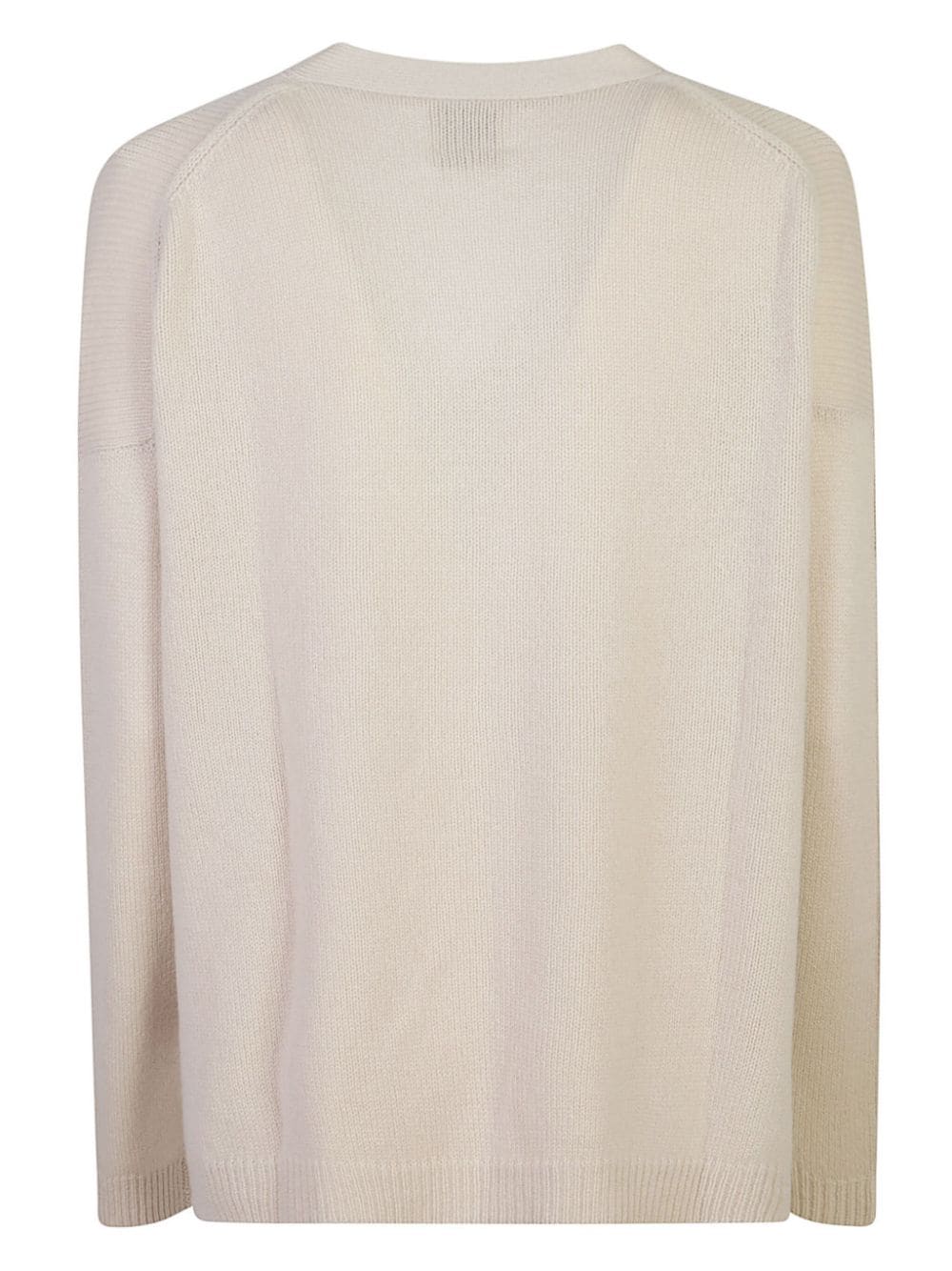 Shop Allude Cashmere Cardigan In Neutrals