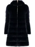 Herno faux-fur coat - Blue