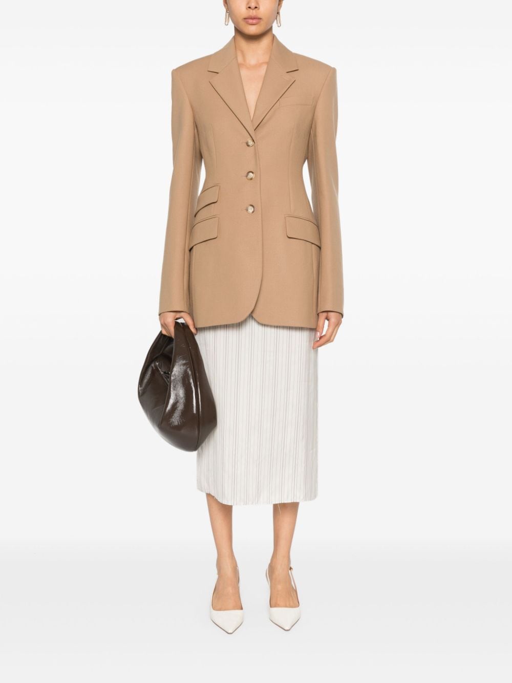 Max Mara Opice blazer - Bruin