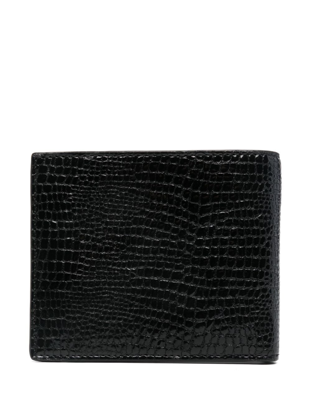 TOM FORD logo-plaque wallet - Zwart