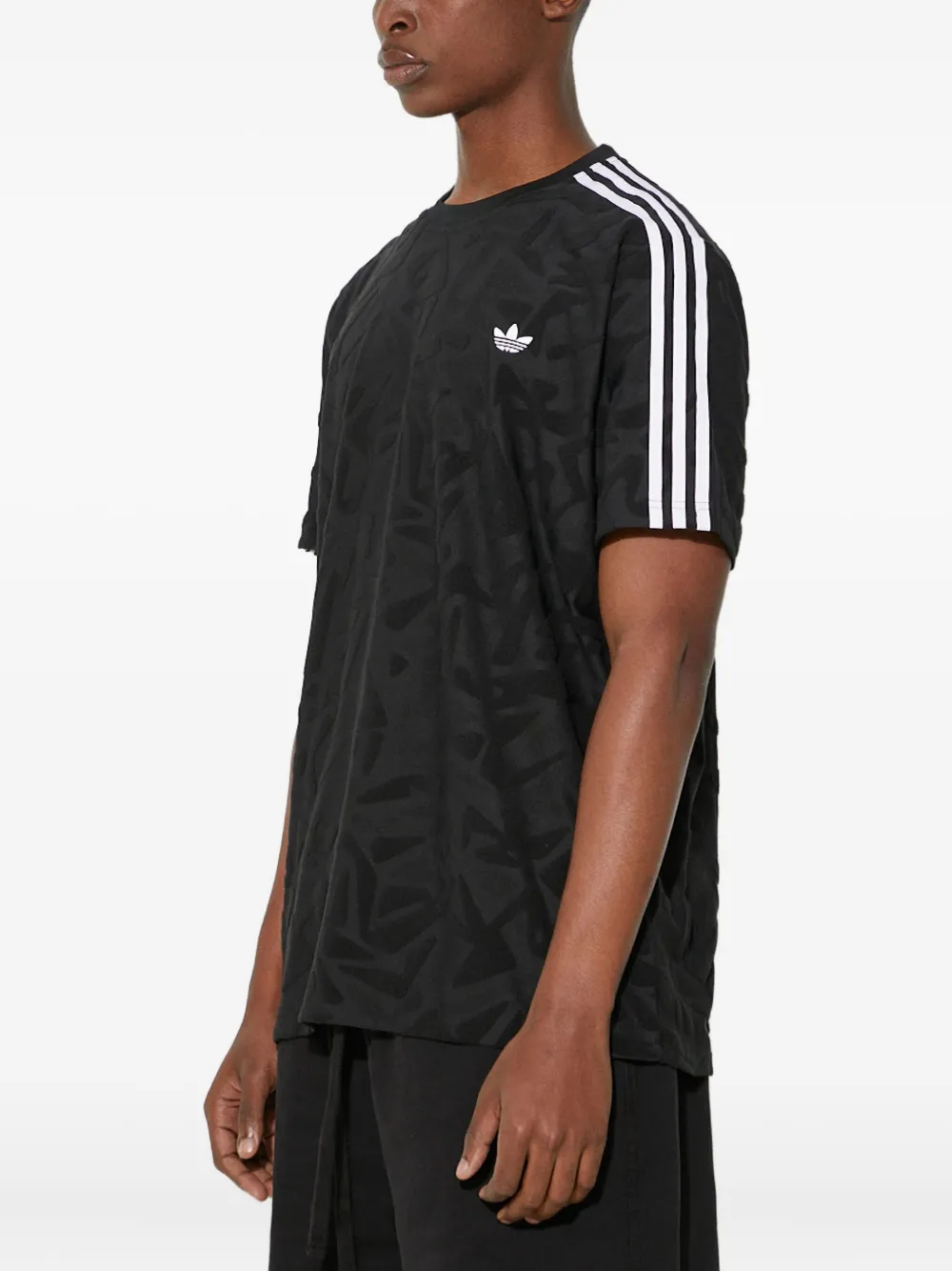 adidas three-stripe abstract-print T-shirt | T-Shirts | Image 2