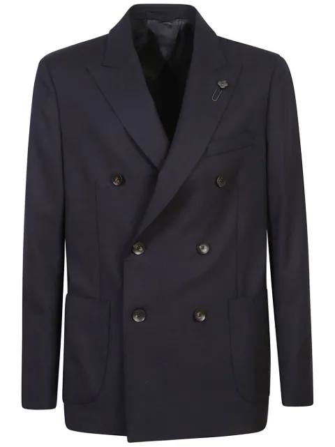 Lardini blazer à design texturé