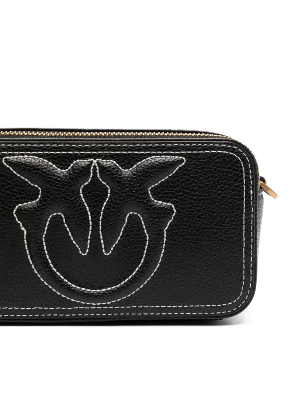 PINKO Carrie Camera Bag | Black | FARFETCH JO
