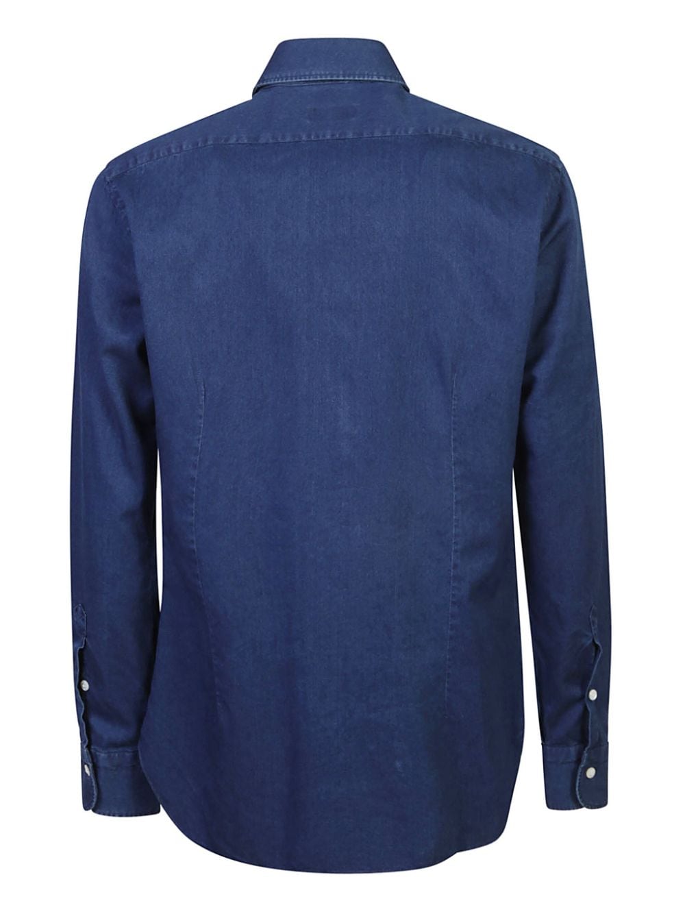 Barba denim shirt - Blauw