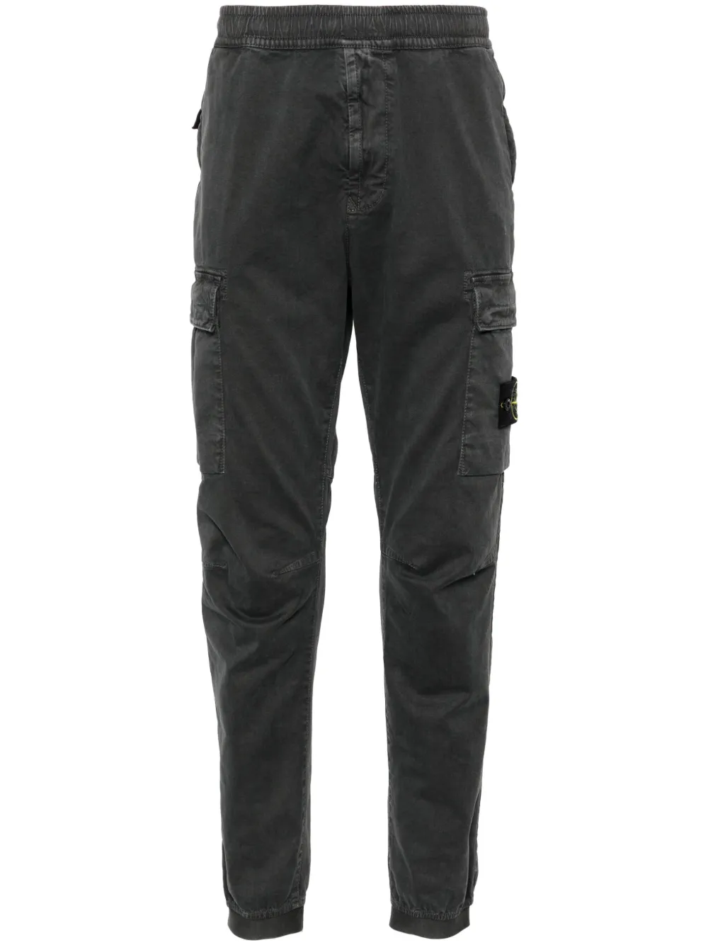 Stone Island Broek met Compass-logopatch Grijs