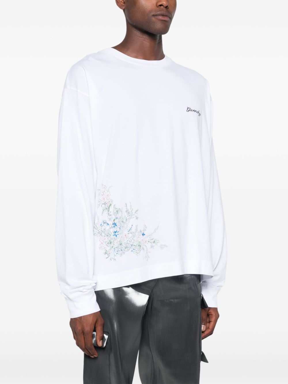 Givenchy logo-embroidered T-shirt Men