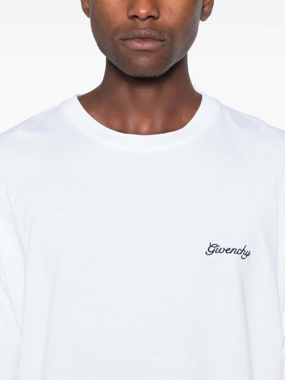 Givenchy logo-embroidered T-shirt Men