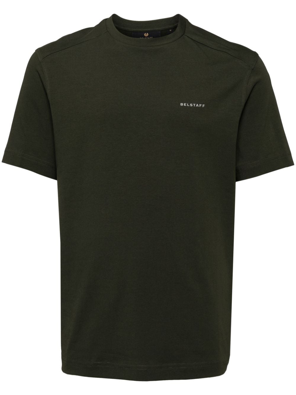 Shop Belstaff Logo-print T-shirt In Green