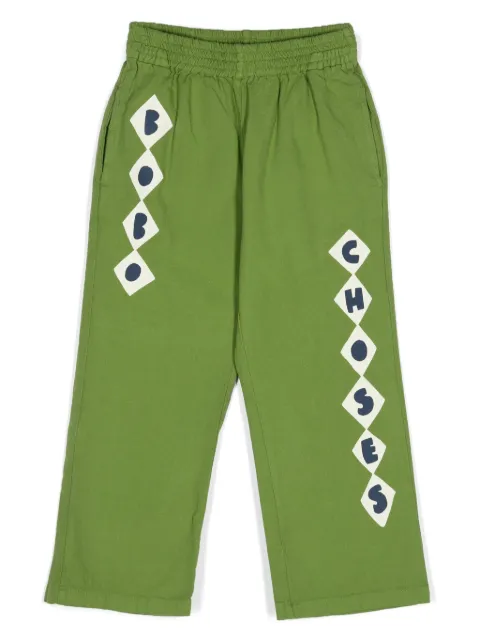 Bobo Choses logo-print trousers