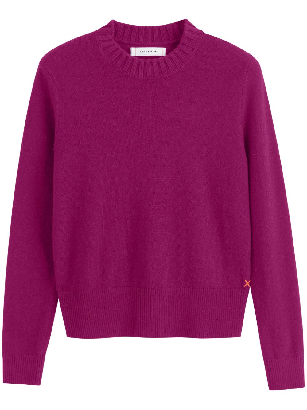 Chinti & Parker cropped jumper - Purple