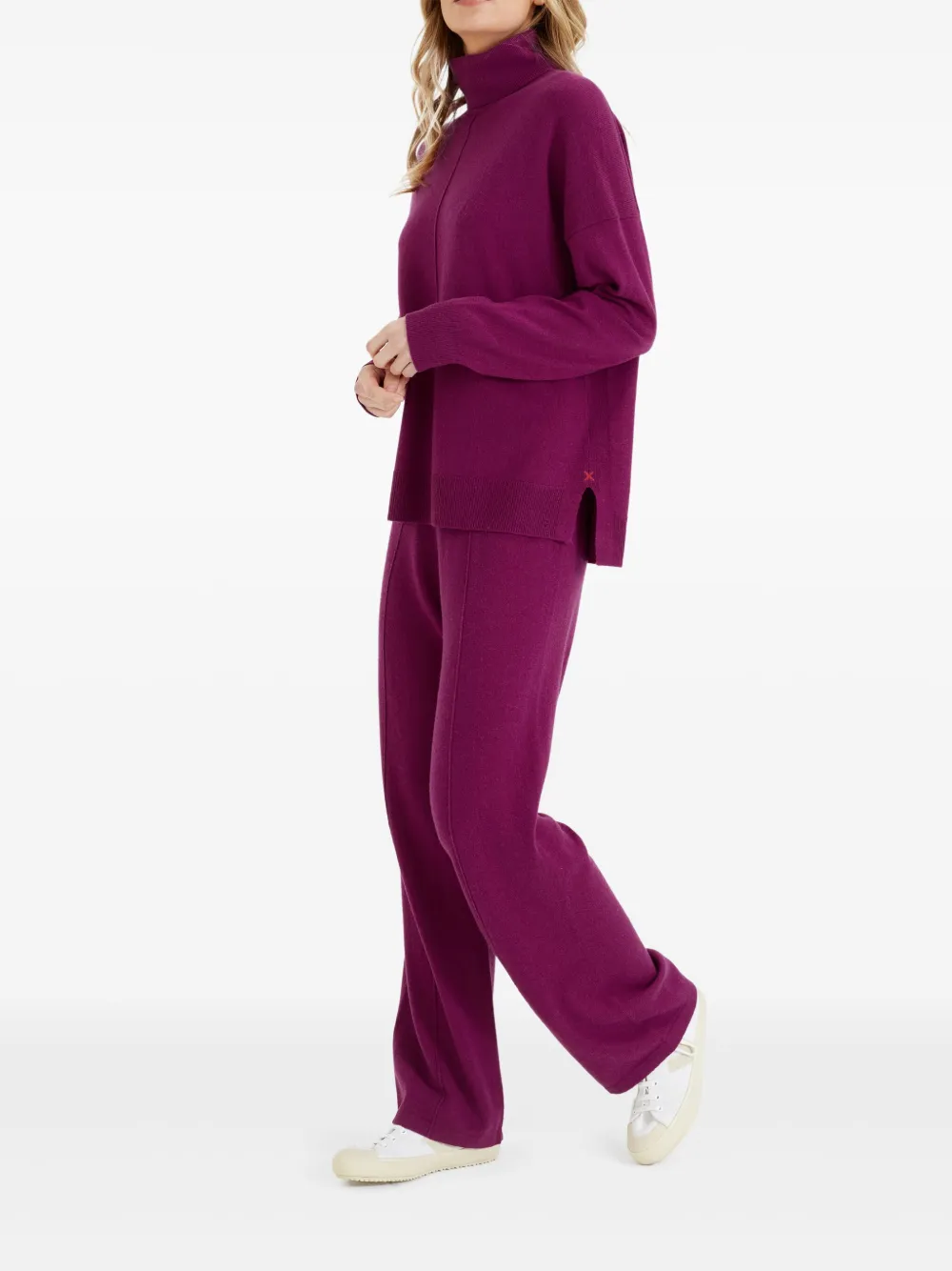 Chinti & Parker roll-neck jumper - Paars