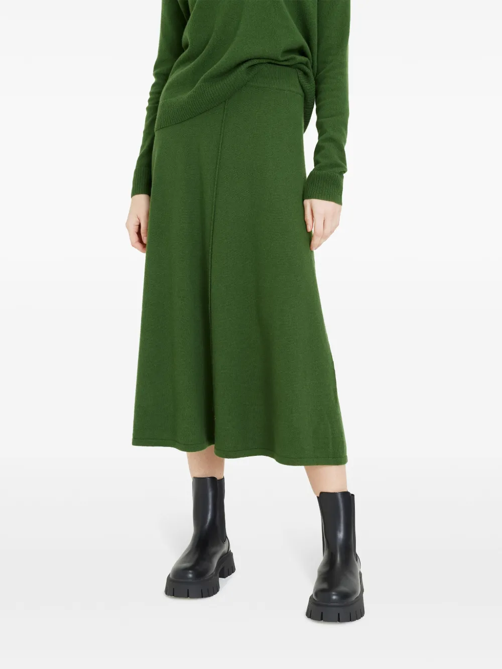 Chinti & Parker A-lijn rok Groen